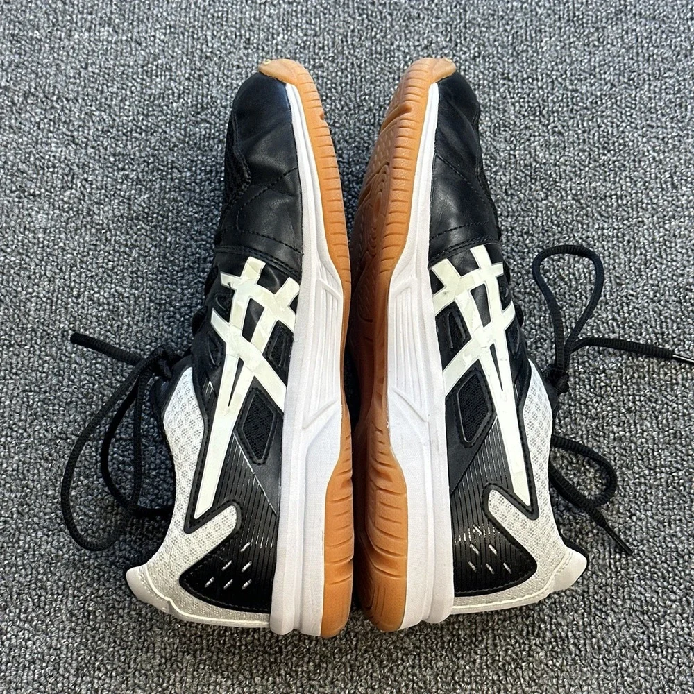 Asics Shoes Womens 9 Gel Upcourt 3 Volleyball Shoe 1072A031 Laced Up Black Slip‎